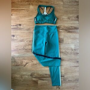 Set of 2 items. Cycle House by Marika. Leggings size L and sports bra size Med